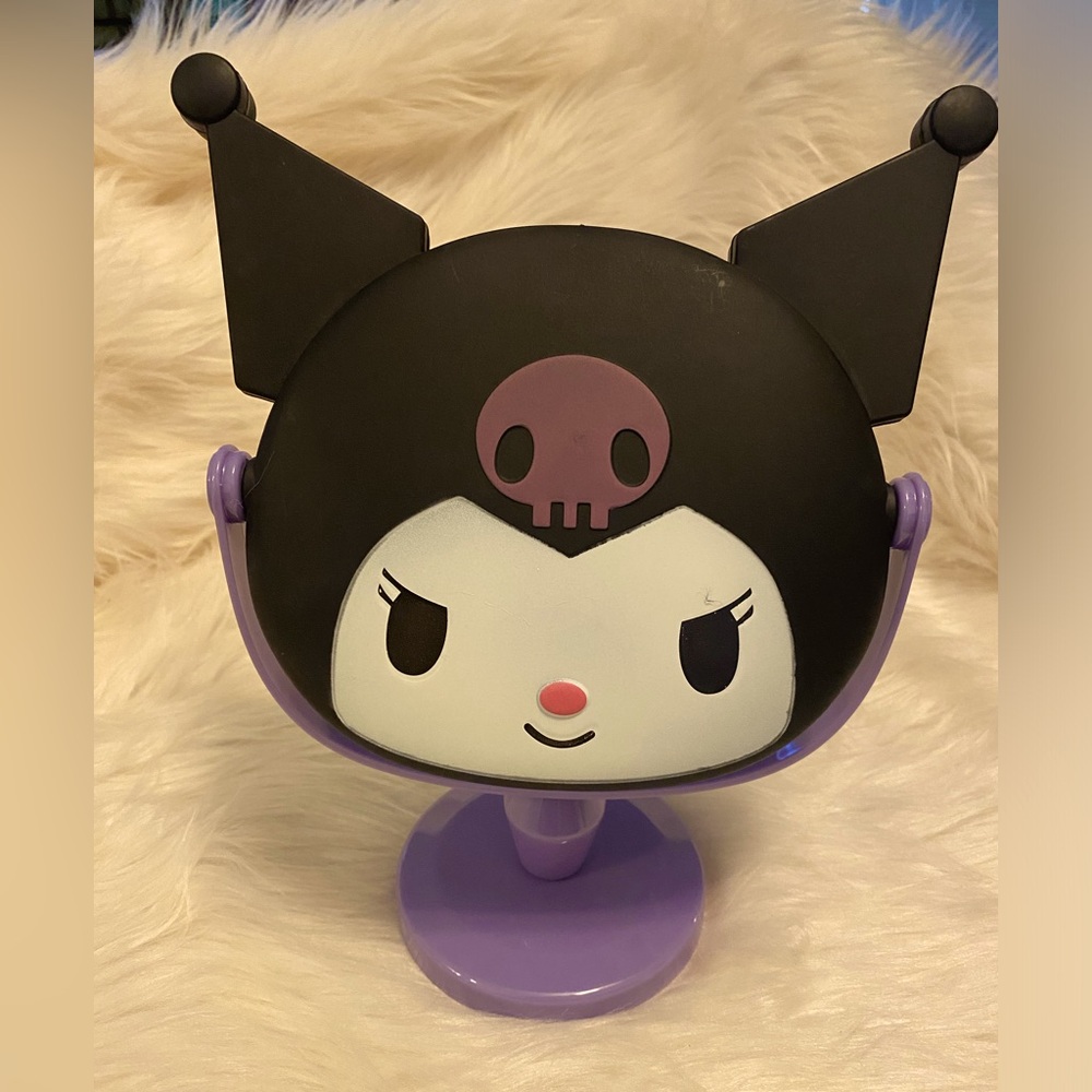Cute Kuromi Makeup Mirror Kawaii Anime Vanity Rotatable 🐱